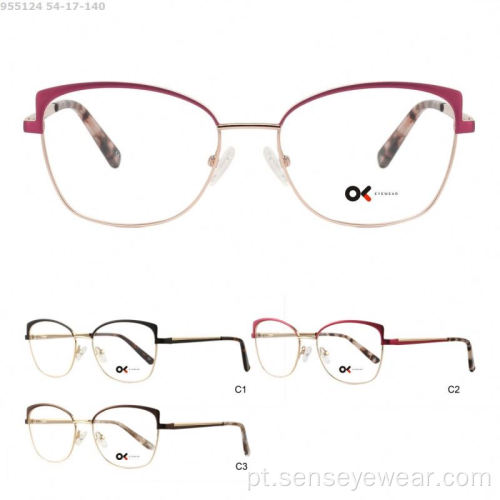 Ladies Designer Metal Optical Frames Eyewear